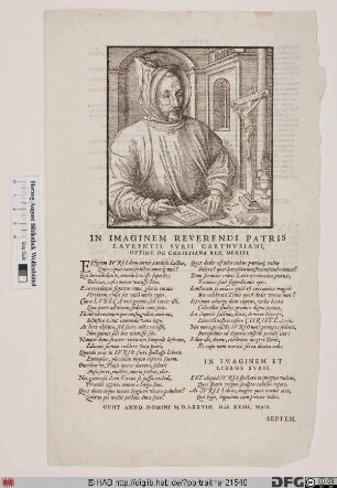 Bildnis Laurentius Surius (eig. Lorenz Sauer)