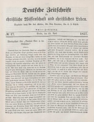 131-133 Theologisches über "Bunsens Gott in der Geschichte" : Schluß