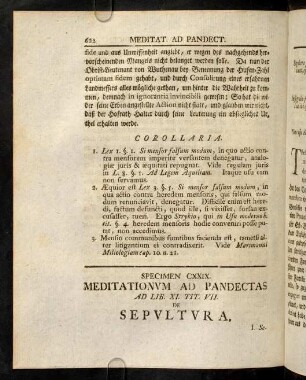 622-630, Ad Lib. XI. tit. VII. De Religiosis Et Sumtibus Funerum ...