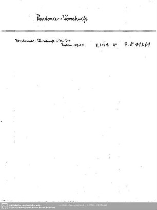 Pontonier-Vorschrift