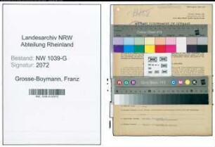 Entnazifizierung Franz Grosse-Boymann , geb. 18.04.1902 (Sparkassenbeamter)