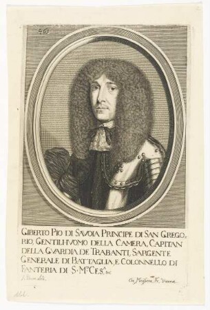 Bildnis des Giberto Pio di Savoia