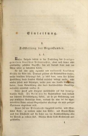 Lehrbuch des heutigen gemeinen deutschen Privatrechts mit Einschluß des Handels- und Lehnrechts