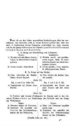 Spezifische Unterschiede.