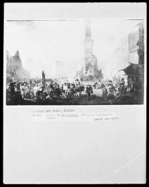 Marktszene auf der Piazza Navona in Rom