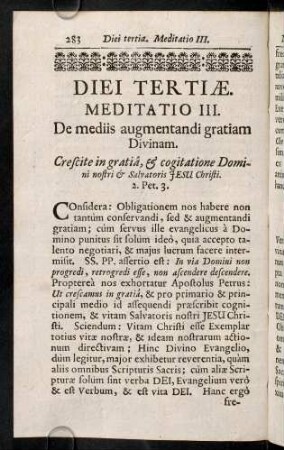 283-291, Meditatio III - IV