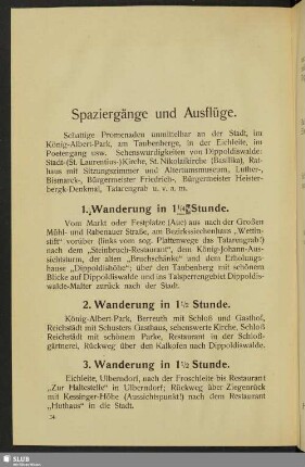 Spaziergänge und Ausflüge