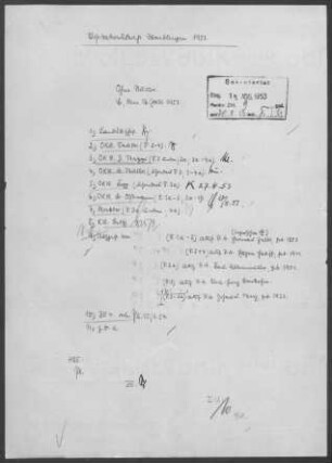 Waiblingen: Visitationsbericht 1953