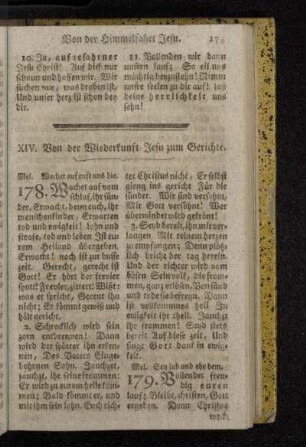 XIV. Von der Wiederkunft Jesu zum Gerichte.
