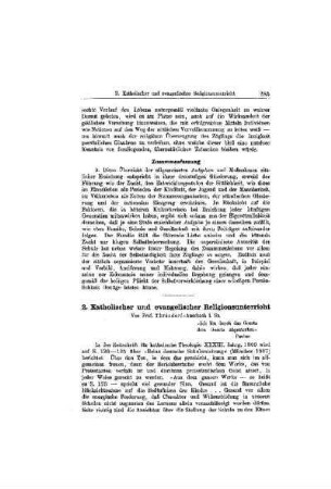 Katholischer und evangelischer Religionsunterricht