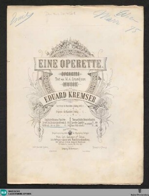 Kaffee Lied aus "Eine Operette"
