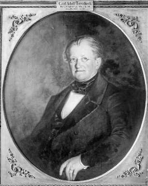 Bildnis Carl Adolph Terscheck : Bildnis Carl Adolph Terscheck, Gemälde von Wilhelm Juncker 1852