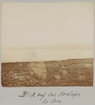 Blick auf das Nordufer des Sees. [See Genezareth]
