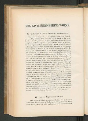 71. Unification of Civil Engineering Administration.
