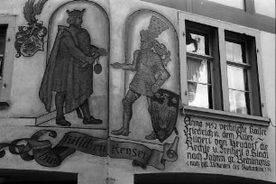 Tiengen: Fresko über Verleihung des Stadtrechts