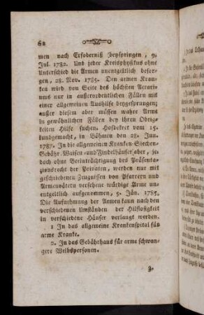 62-68, Die Aufnehmung der Armen kann nach ...