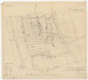 Teilbebauungsplan für Lübars, Berlin-Reinickendorf: Lageplan 1:2000