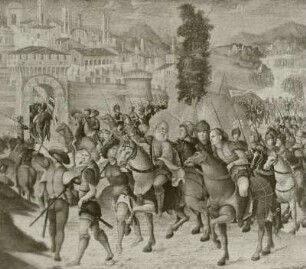 Szene aus der römischen Geschichte