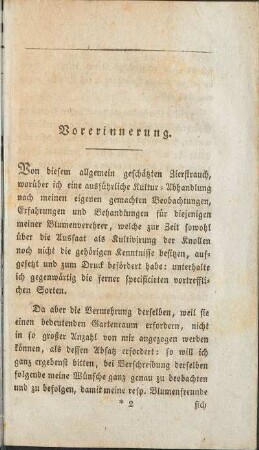 Vorerinnerung