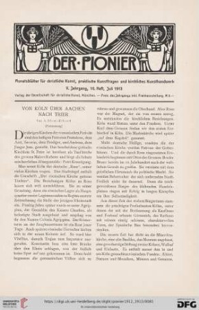 11. Heft, Juli 1913