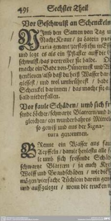 Heldenschatzes Sechster und Letzter Theil.