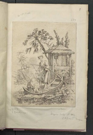 Anglerin mit Kormoran