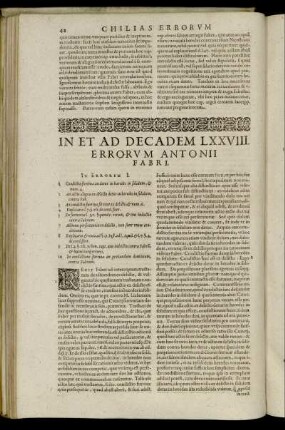 In Et Ad Decadem LXXVIII. - Decadis LXXIX.
