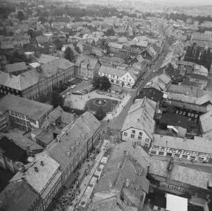 Nicolaiplatz in der Altstadt von Wernigerode : Blickrichtung Nordosten