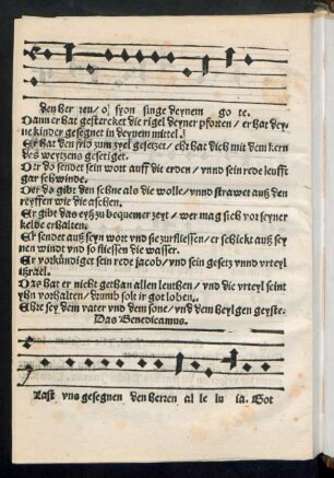 Das Benedicamus.