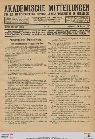 Nr. 4 (24. Januar 1917)