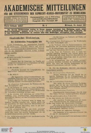 Nr. 4 (24. Januar 1917)