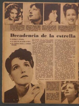Decadencia de la estrella
