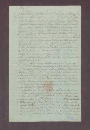 Erblehenrevers des Johann Georg Conrad einen Spitalacker auf Ettlinger Gemarkung