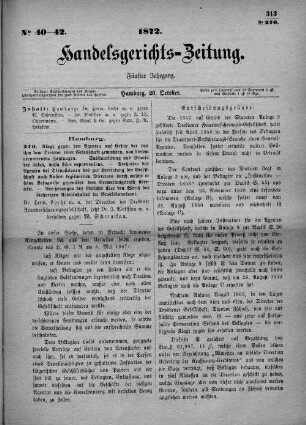 No. 40-42. 26. Oktober 1872