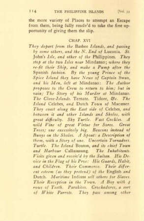 Chap. XVI. They depart from the Bashee Islands ...