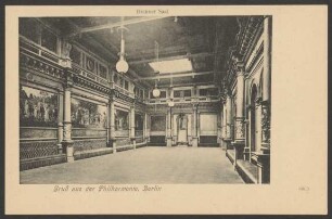 Ansichtskarte Philharmonie, "Brauner Saal" [1/3]