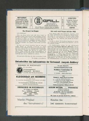 Und auch noch Sorgen mit dem Müll