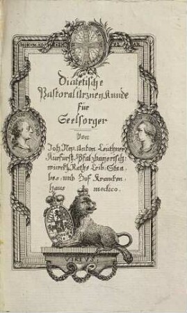 Diätetische Pastoral Arzney Kunde für Seelsorger