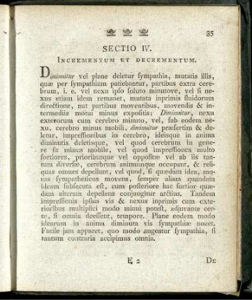 Sectio IV. Incrementum Et Decrementum.