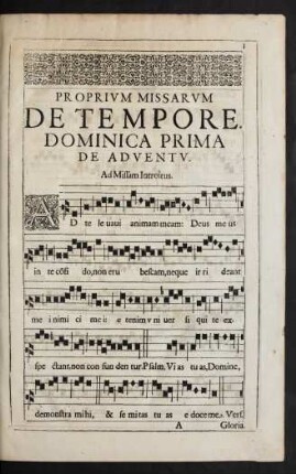 Proprium Missarum De Tempore.