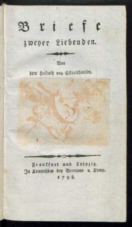 Briefe zweyer Liebenden