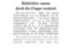 Rücklichter waren durch die Klappe verdeckt