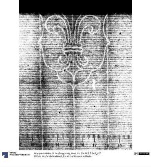 Wappenschild mit Lilie (Fragment)