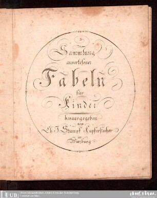 Sammlung auserlesener Fabeln für Kinder
