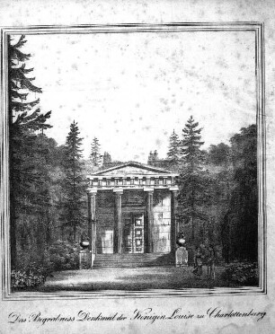 Das Begräbniss Denkmal der Königin Louise zu Charlottenburg