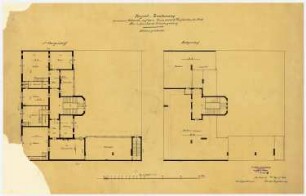 Atelier- und Wohngebäude Leonard Simion, Berlin: Ateliergebäude: Grundriss Dachgeschoss 1:100