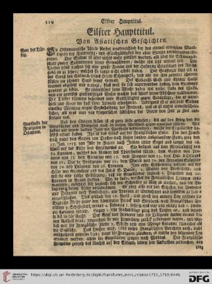 Eilfter Haupttitul: Von Asiatischen Geschichten