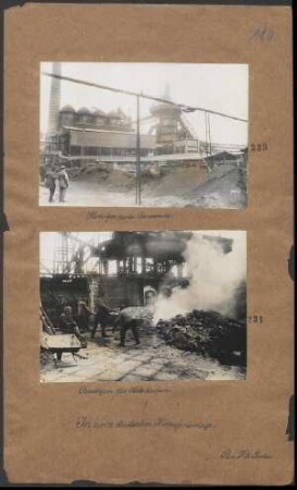 Hochofen eines Eisenwerkes