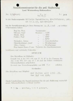 Hanselmann, Wilhelm