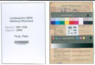 Entnazifizierung Peter Flock , geb. 24.09.1909 (Autoschlosser)